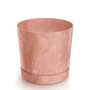 Саксия Prosperplast Tubo Beton Effect, Ø 18см, Теракота - Image 1